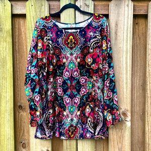 Johnny was velvet, size large blouse.